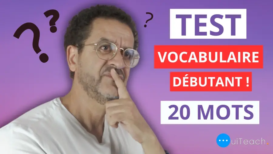 French Vocabulary Test for beginners